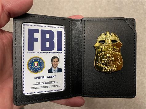 fbi agent id card.